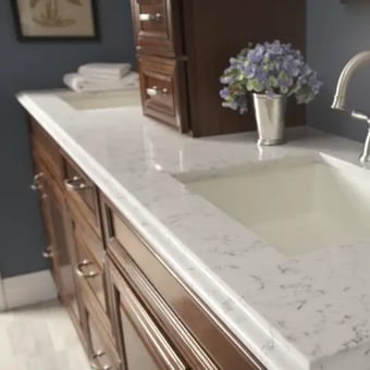granite bathroom countertop