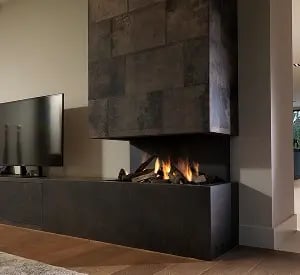 Dekton fireplace